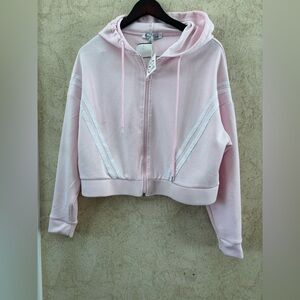 Stitch Fusion Pink Zip-Up Hoodie